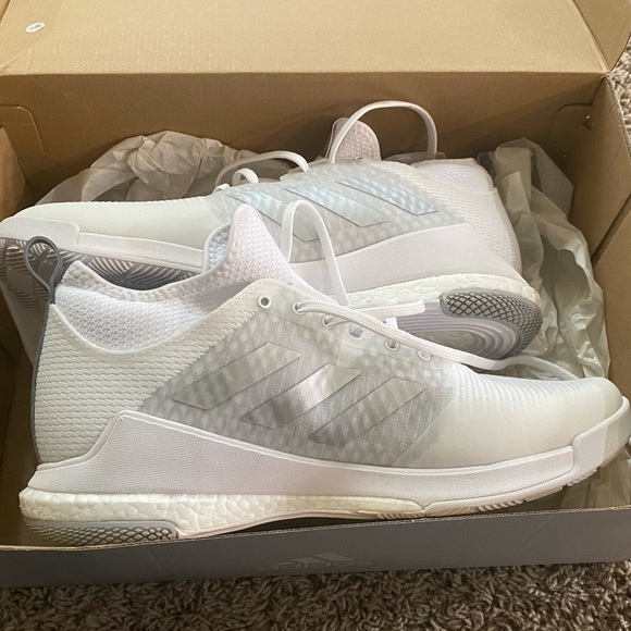 adidas Shoes Adidas Crazyflight Mid Volleyball Shoe White 3 Nib New